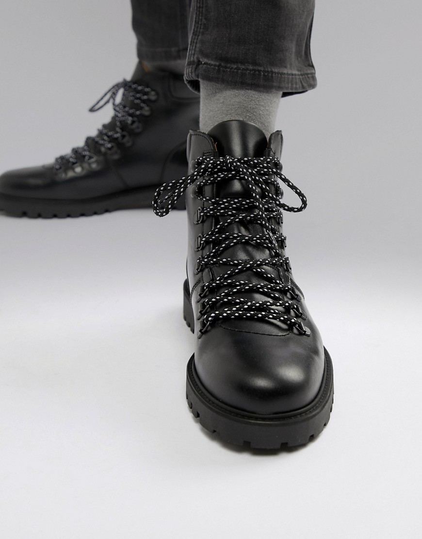 Selected Homme leather hiker boots