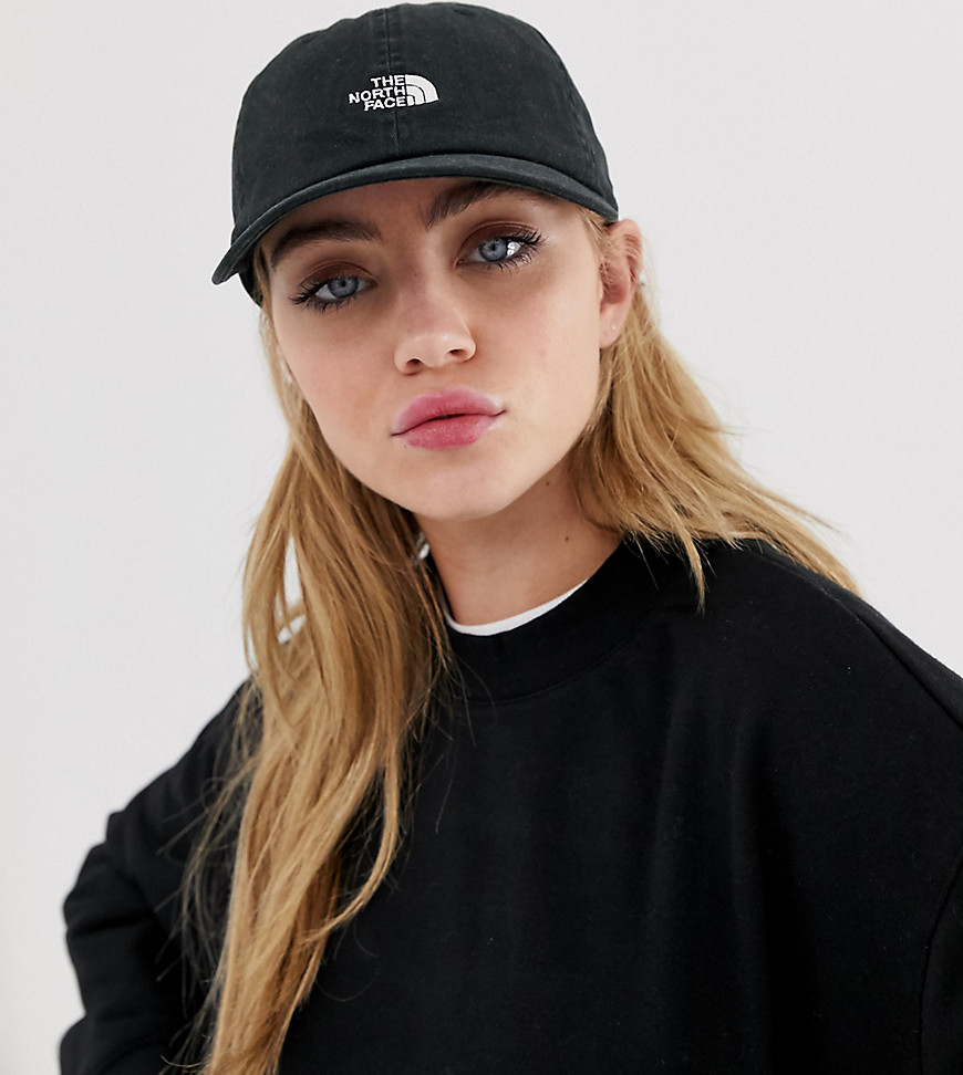 The North Face Washed Norm cap in black