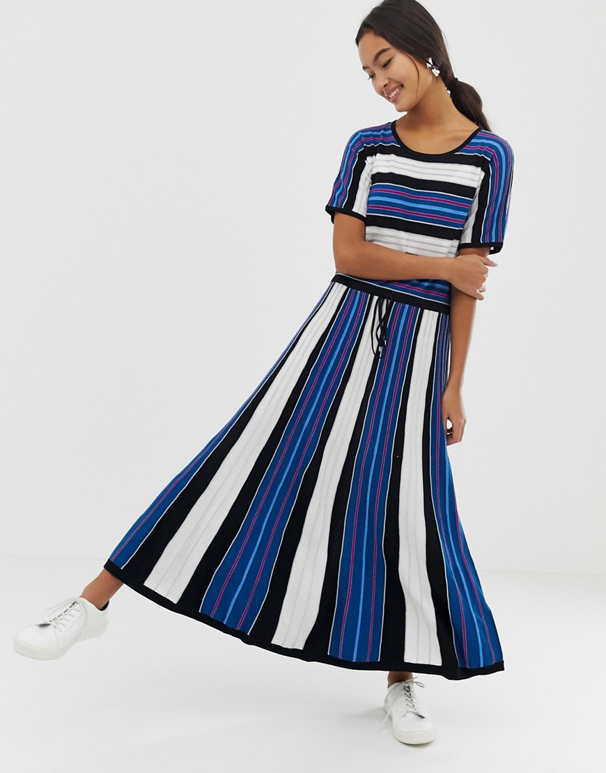 HUGO mix stripe dress
