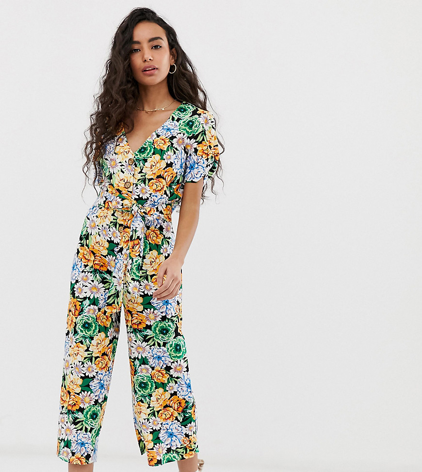 Miss Selfridge Petite jumpsuit in floral print