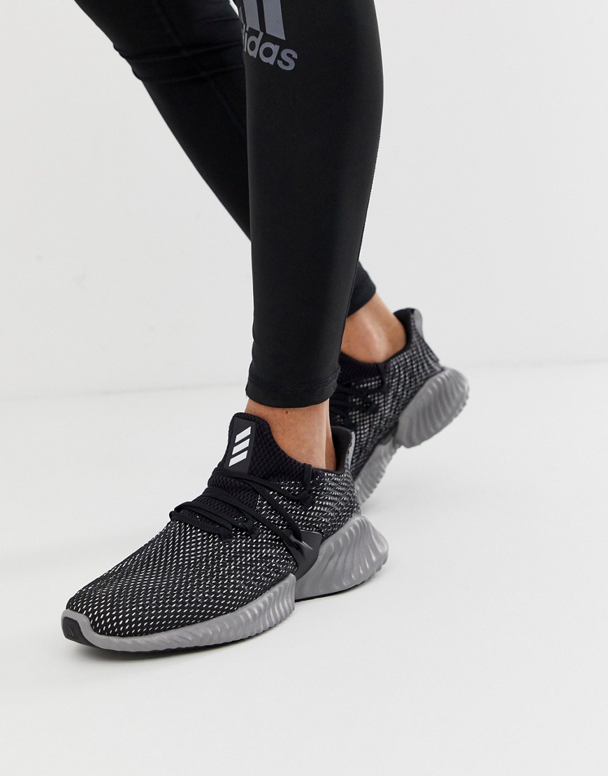adidas performance Alphabounce Instinct trainers in black