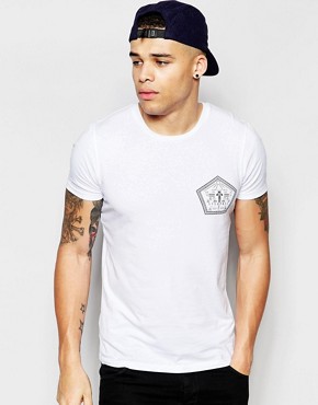 ASOS T-Shirt With Symbol Chest Print