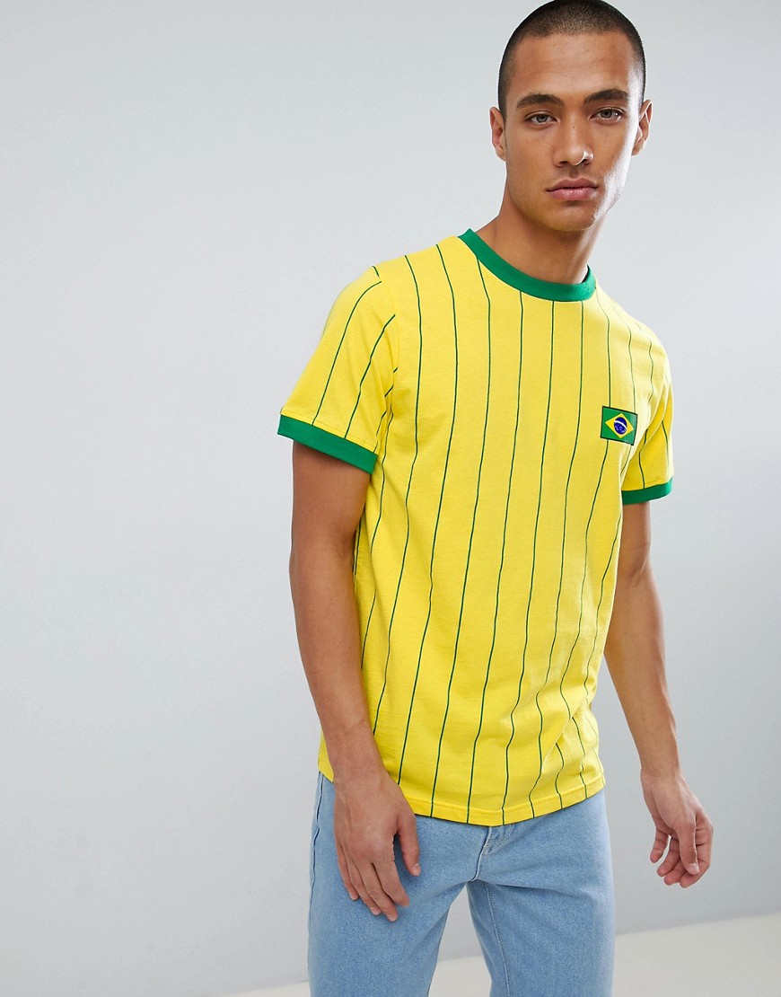 Another Influence Retro Ringer T-Shirt Brazil