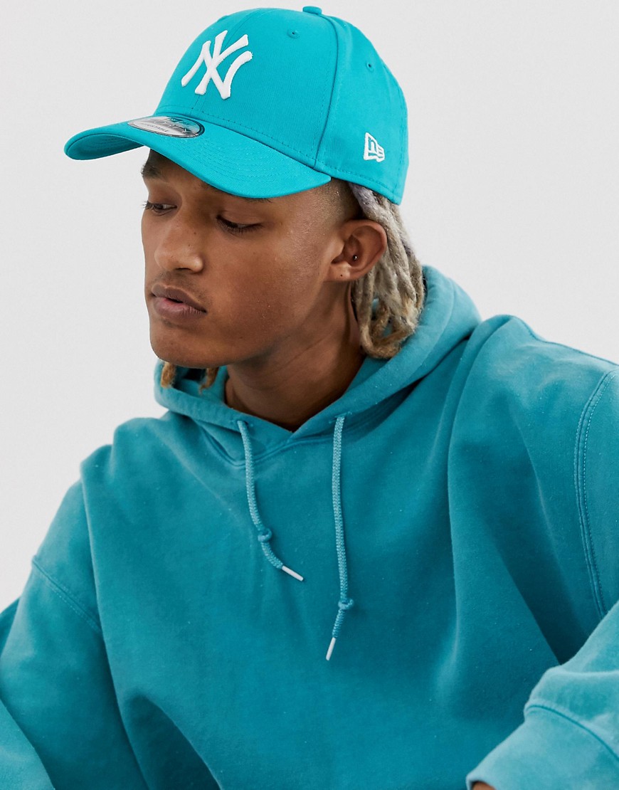 New Era 9Forty NY adjustable cap in teal