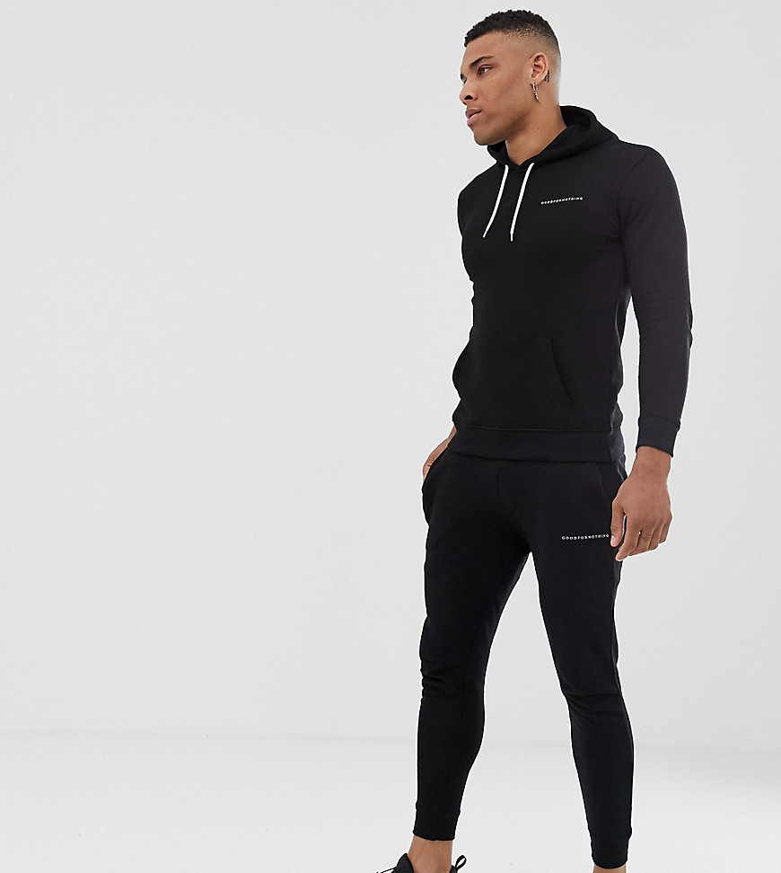 Good For Nothing skinny jogger in black with logo
