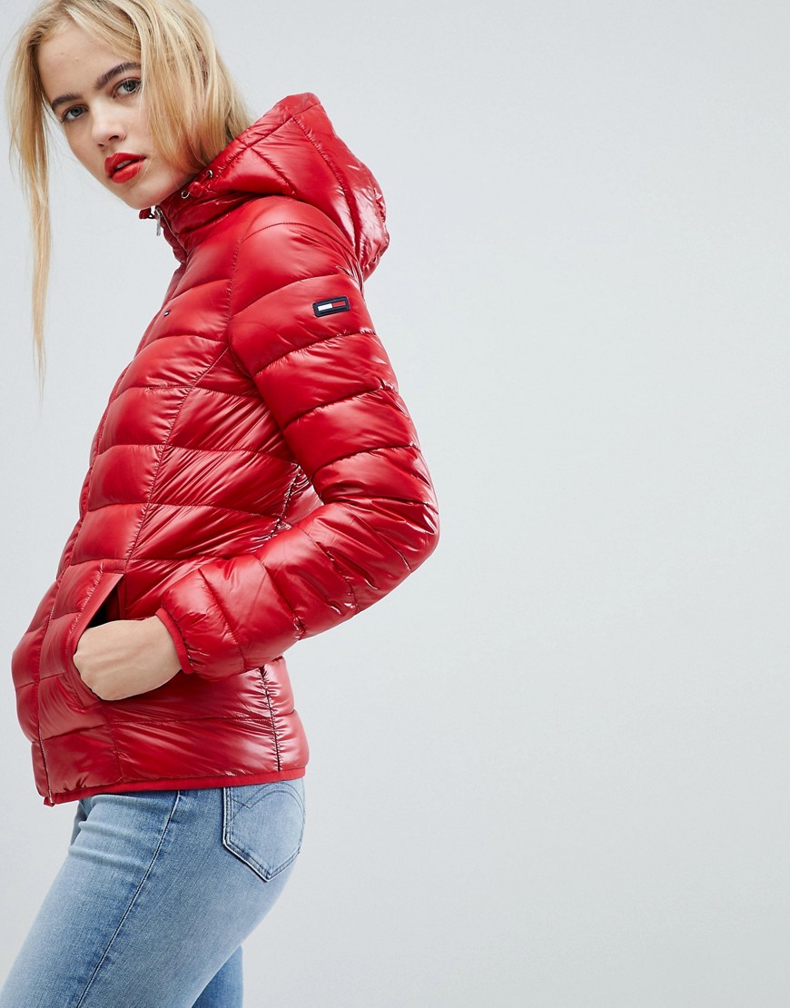 Tommy Jeans Quilted Padded Jacket - Samba