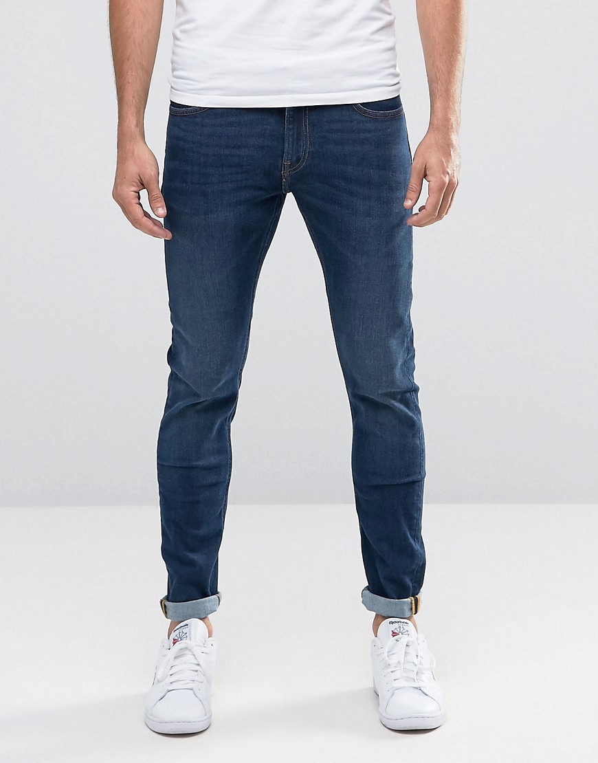 Lee Jeans Malone Superstretch Super Skinny Fit Blue Notes Mid Wash
