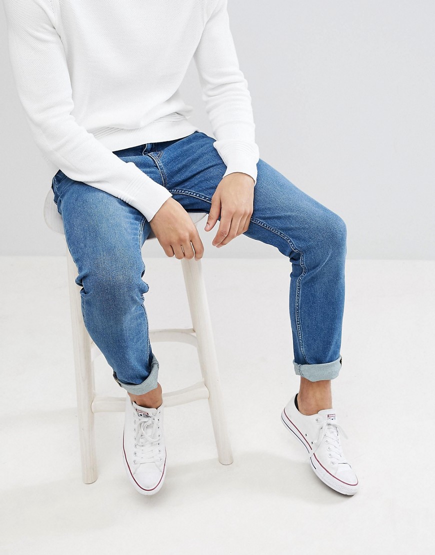 Weekday Friday Skinny Fit Jeans Cricket Blue - Cricket blue