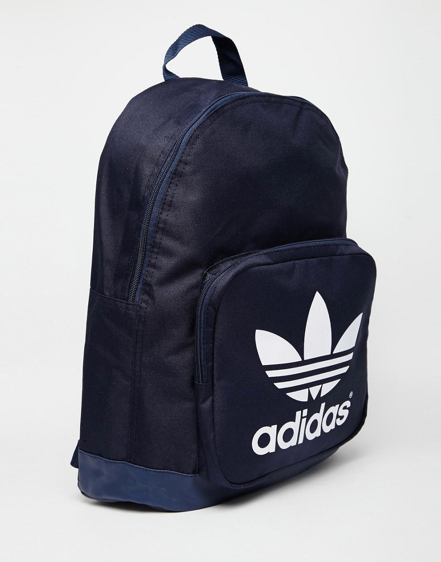 Adidas | adidas Originals Classic Navy Backpack at ASOS