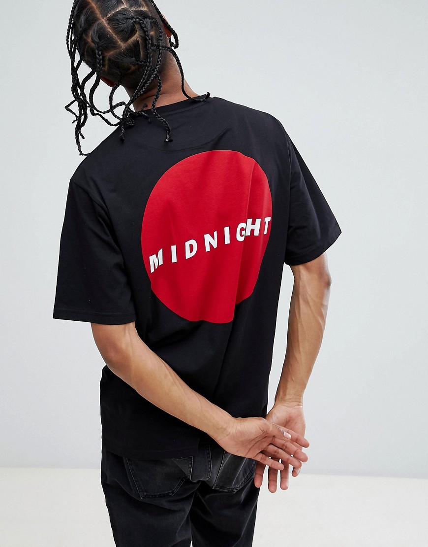 Midnight Surf Logo Back Print T-Shirt