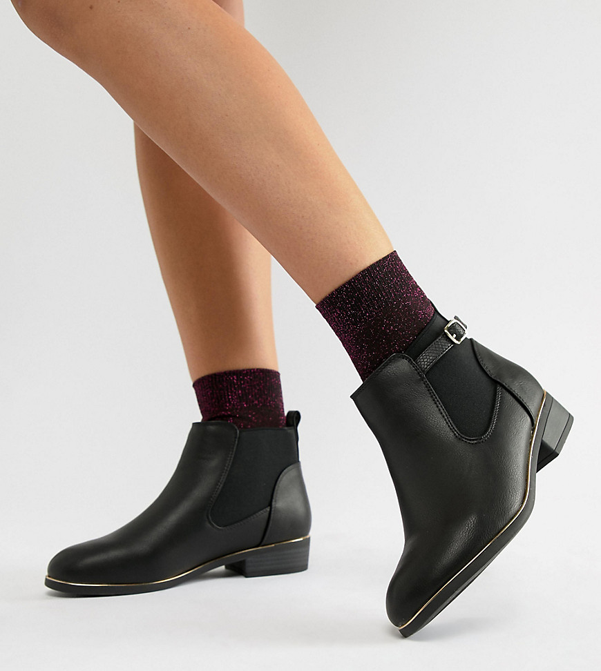 new look leather ankle boots