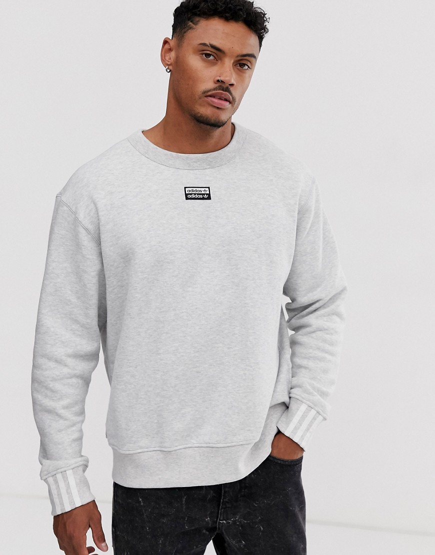 adidas Originals RYV sweatshirt in grey with central logo