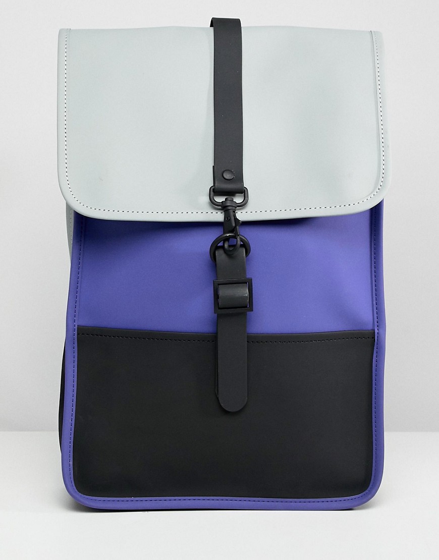 Rains mini backpack - Lilac/black/stone