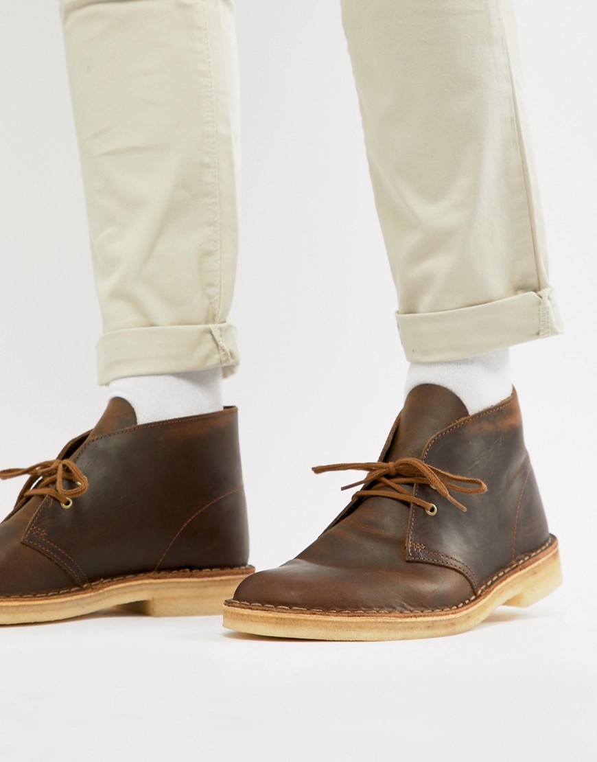 Clarks Originals Desert Boots In Leather - Brown | ModeSens