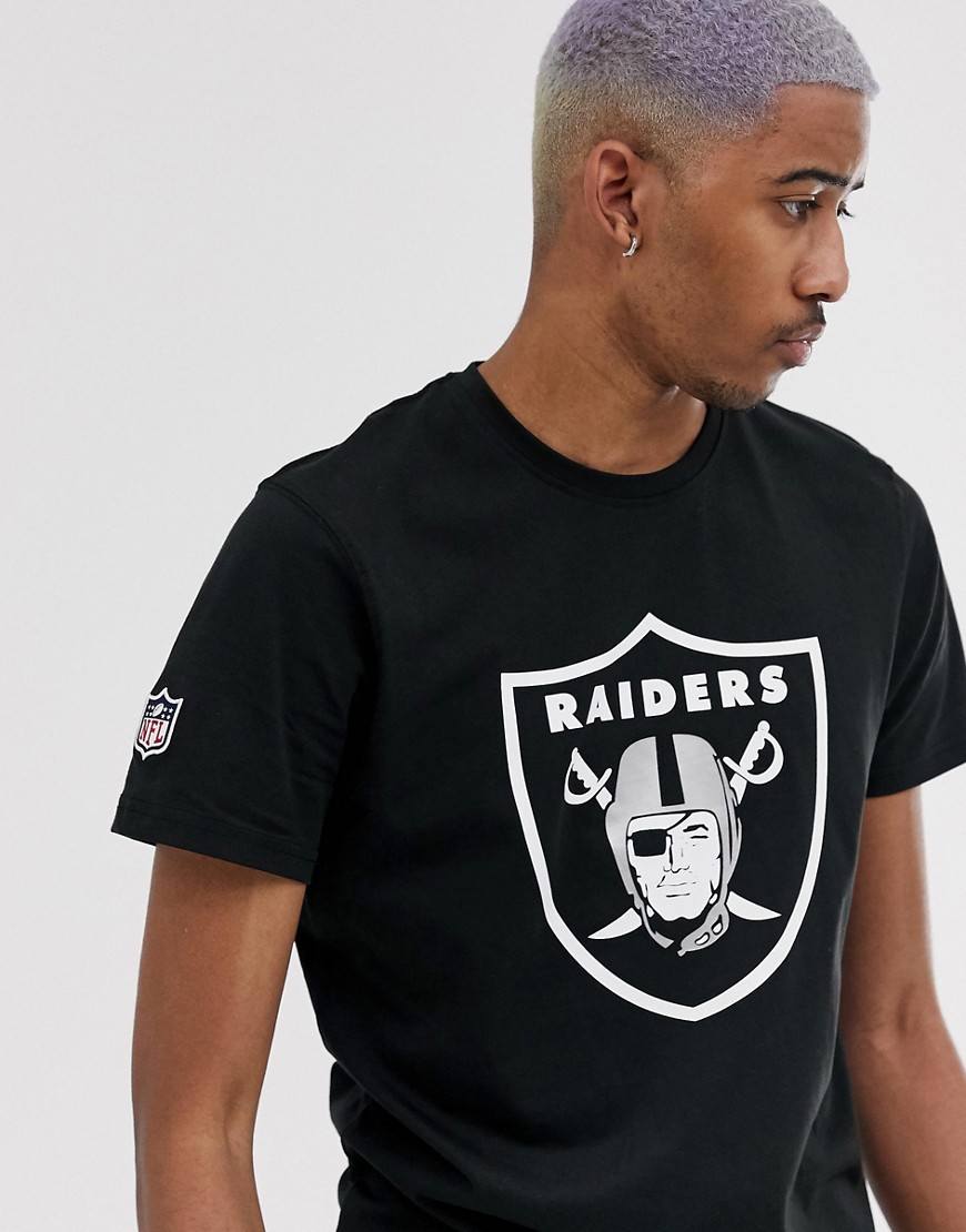 New Era NFL Oakland Raiders t-shirt in black