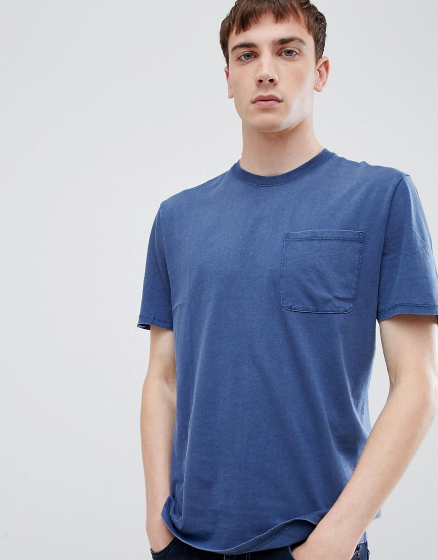 Selected Homme pocket t-shirt in washed jersey