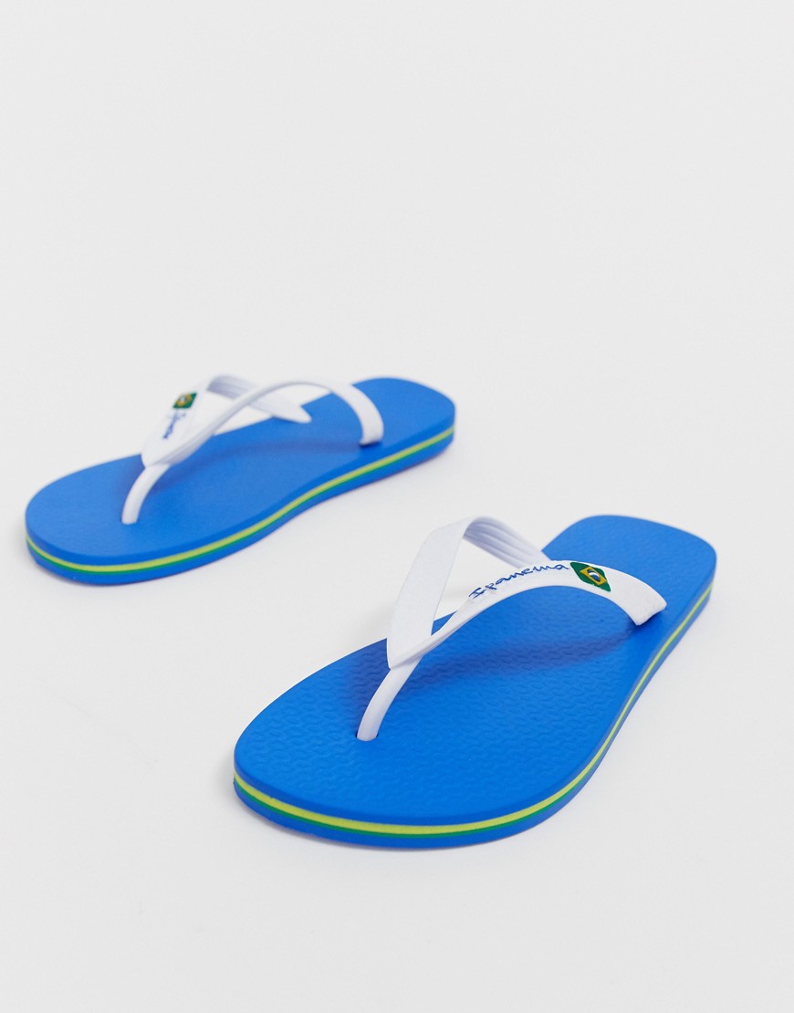 Ipanema brazil 21 flip flop in white/blue