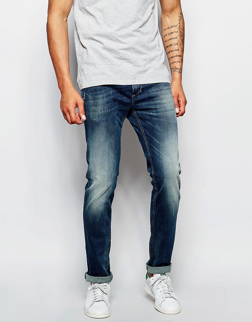 Sisley | Sisley Washed Jeans with Rips in Carrot Fit at ASOS