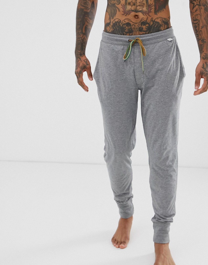 Paul Smith jersey lounge jogger in grey marl