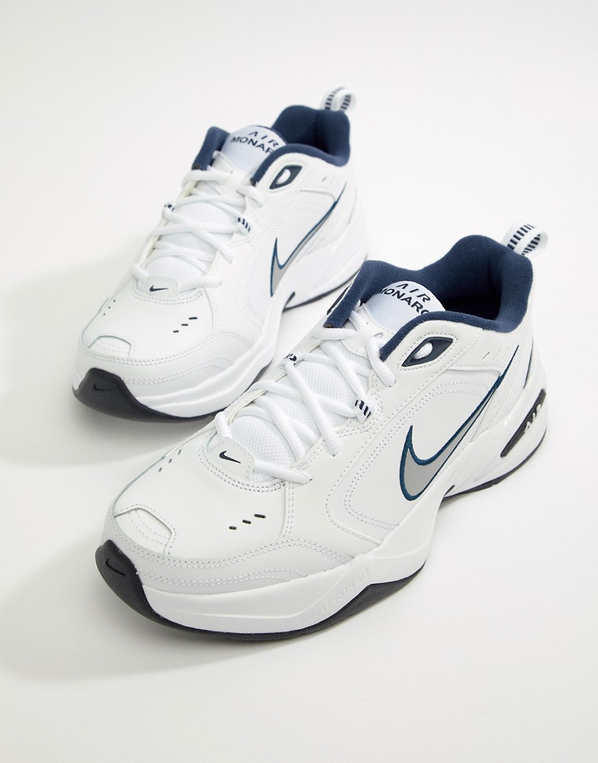 Nike Air Monarch Trainers In White 415445-102