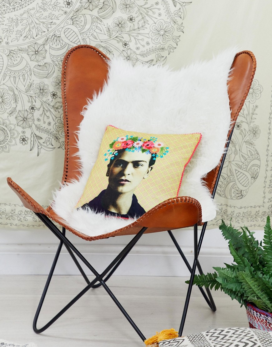 Ian Snow floral cushion