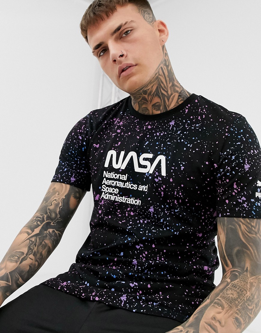 Puma x NASA Space T-Shirt Black