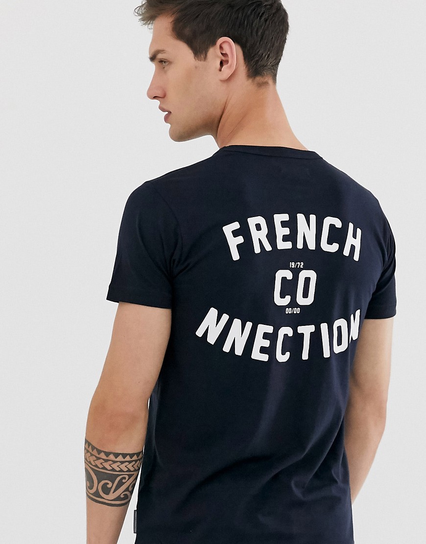 French Connection back print logo t-shirt