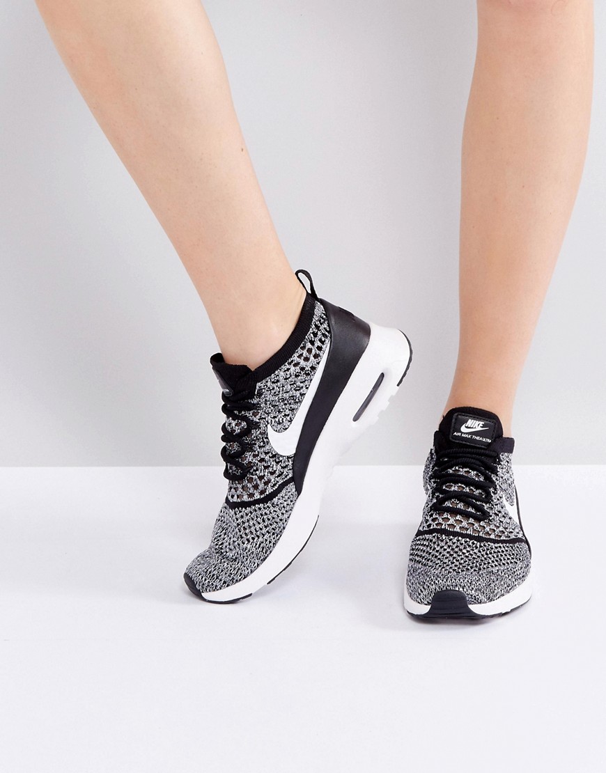 Nike Air Max Thea Ultra Flyknit Trainers - Black