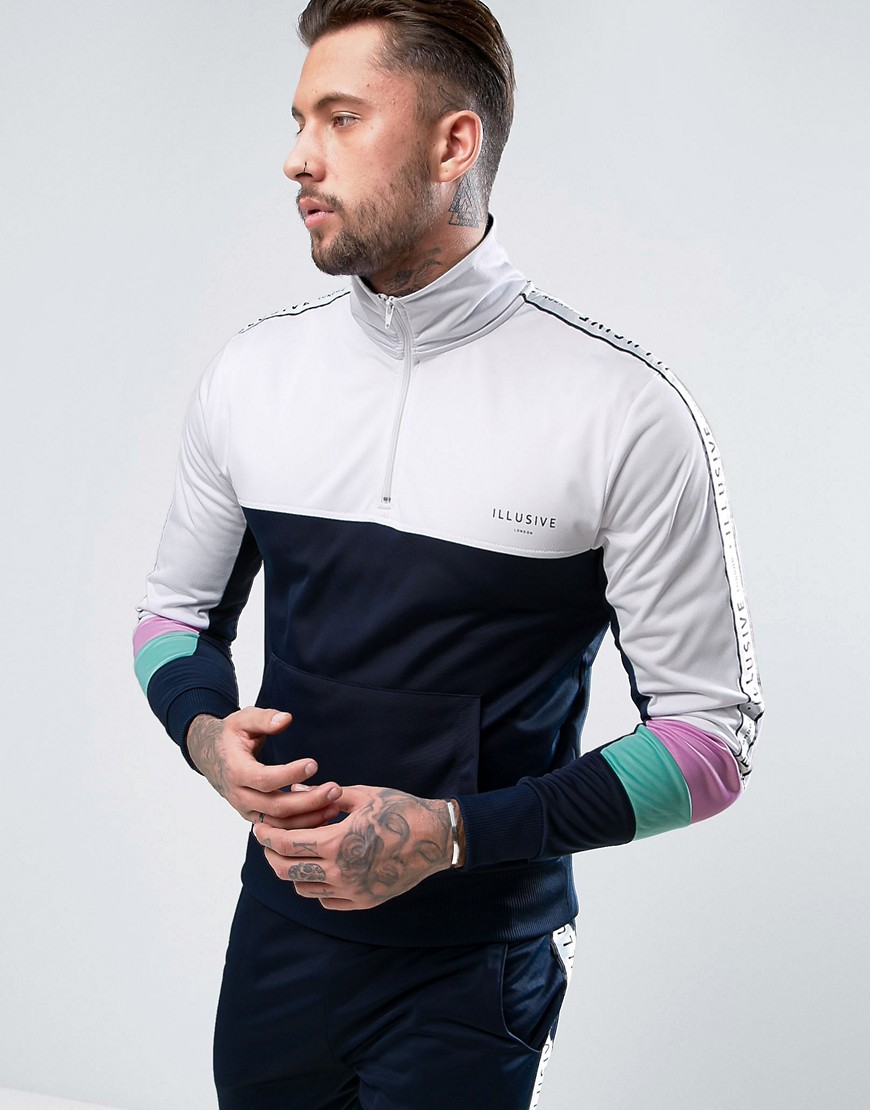 Illusive London Overhead Track Jacket With Taping