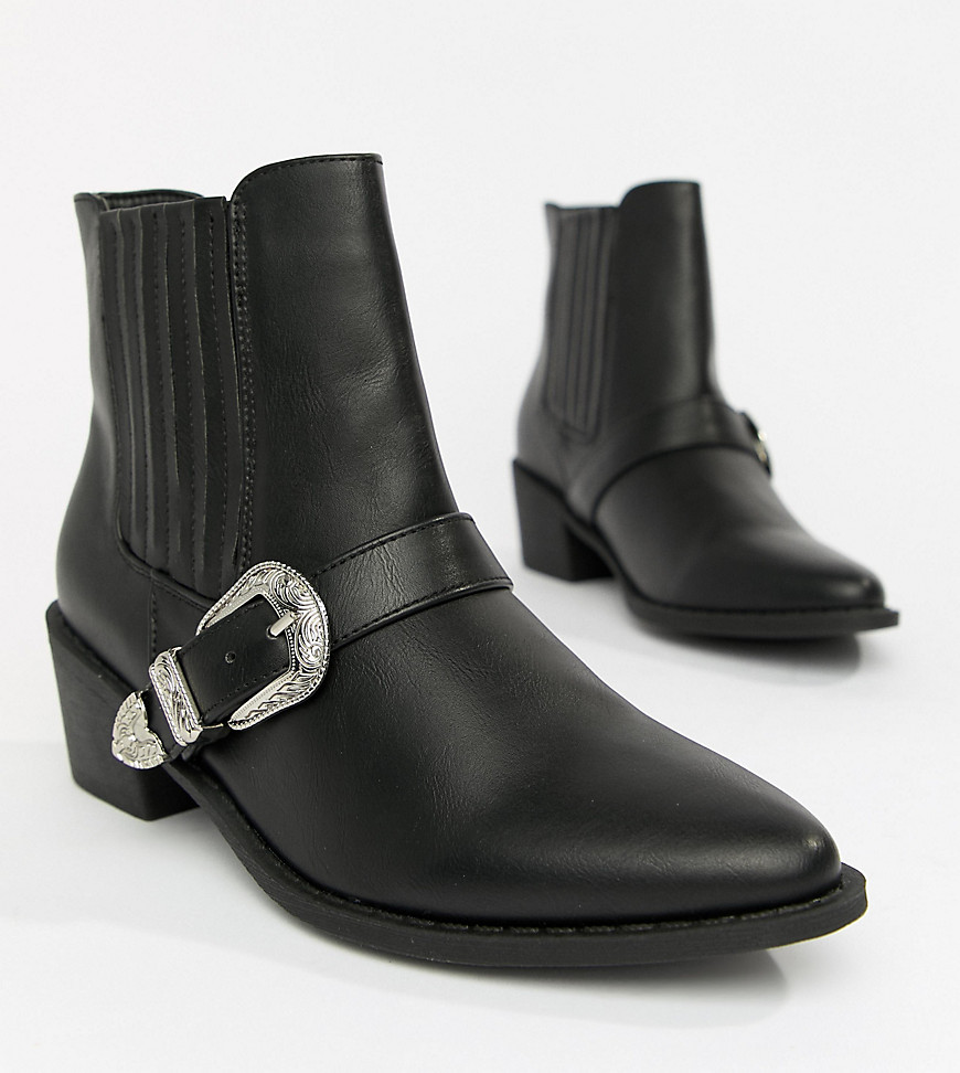 Truffle Collection Western Ankle Boots