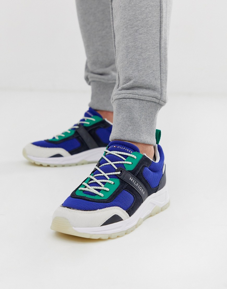 Tommy Hilfiger chunky sole trainer with contrast details in multi