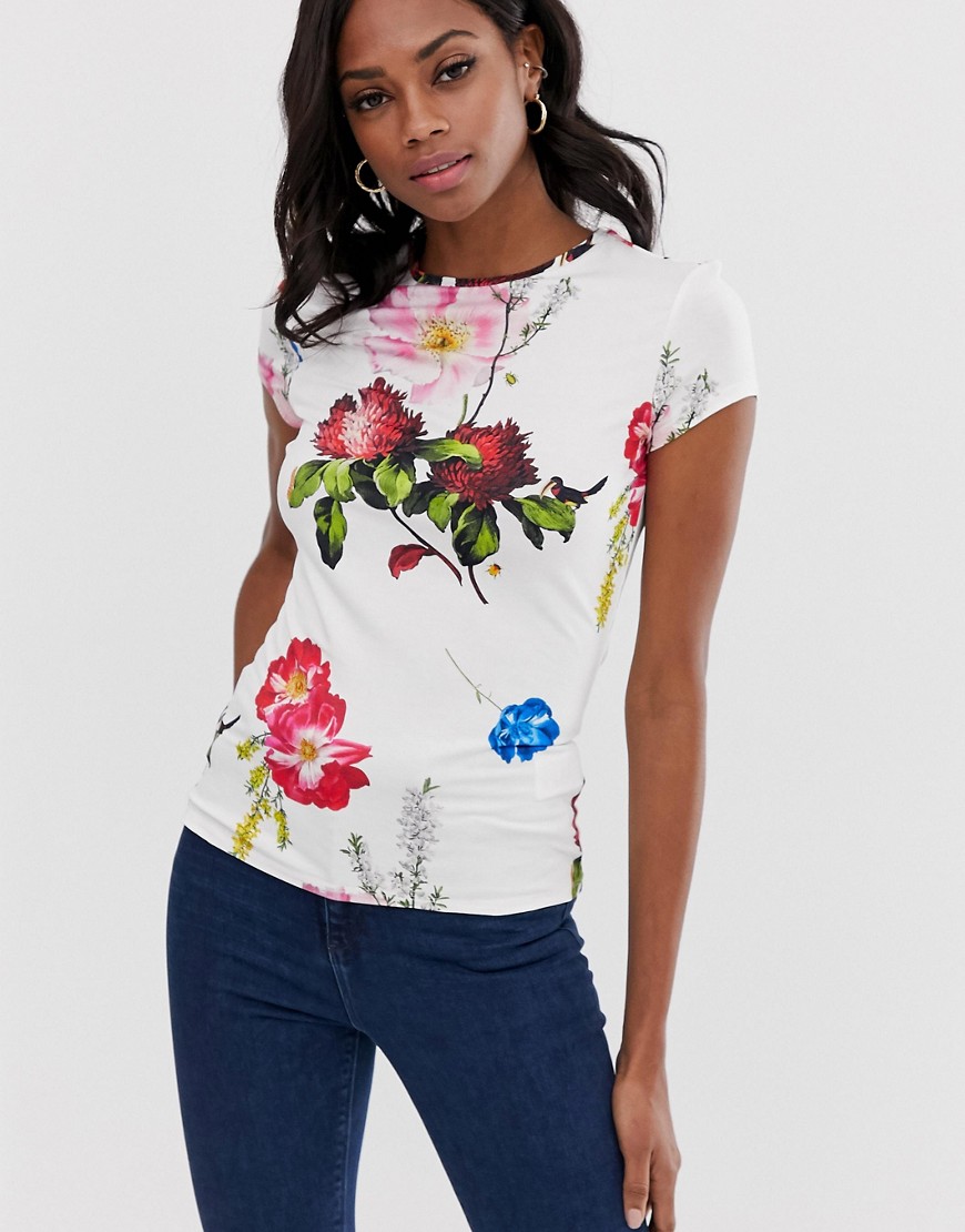 Ted Baker Fitted t-shirt in berry sundae