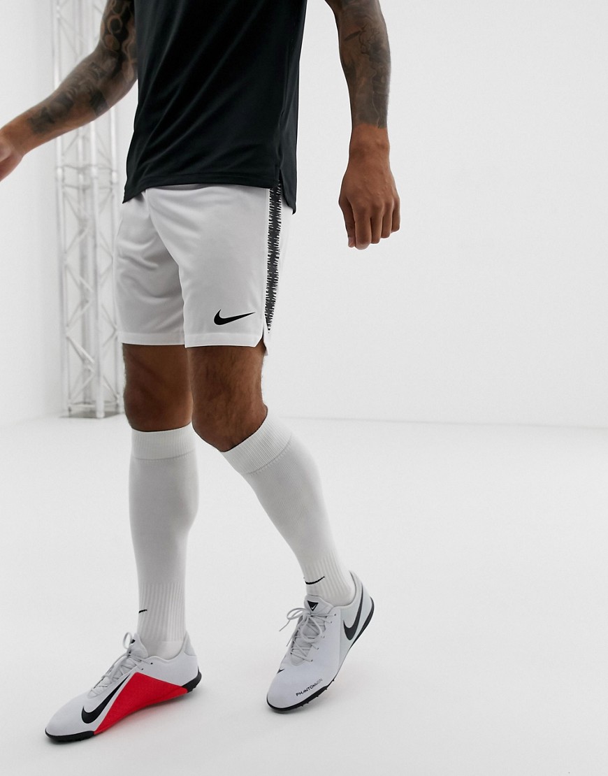 Nike Football Dry Squad Shorts In White 894545-100
