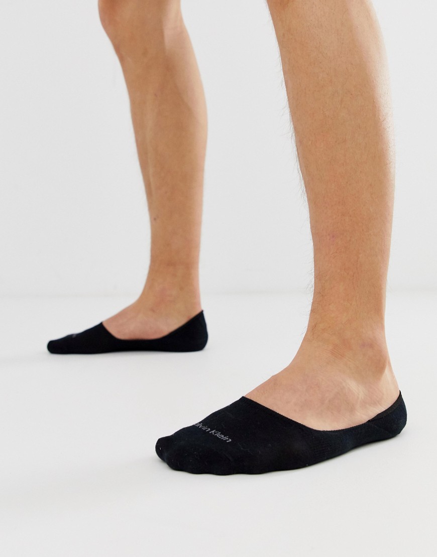 Calvin Klein invisible socks in black