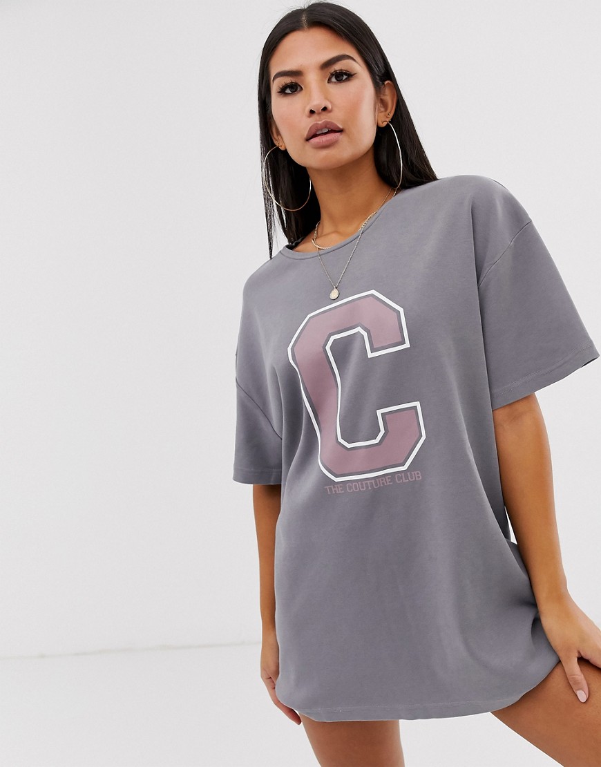 Couture Club oversized t-shirt dress
