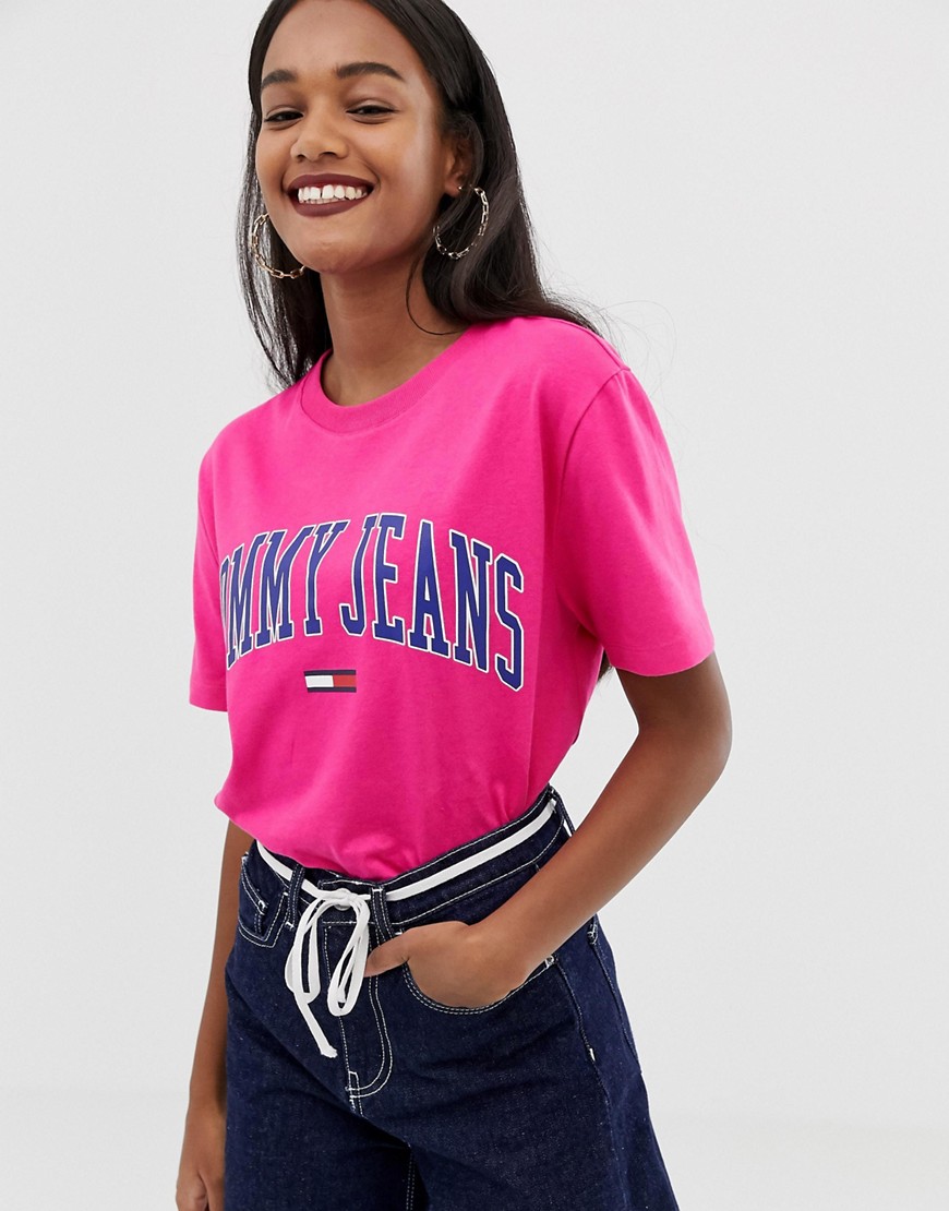 Tommy Jeans collegiate logo t-shirt