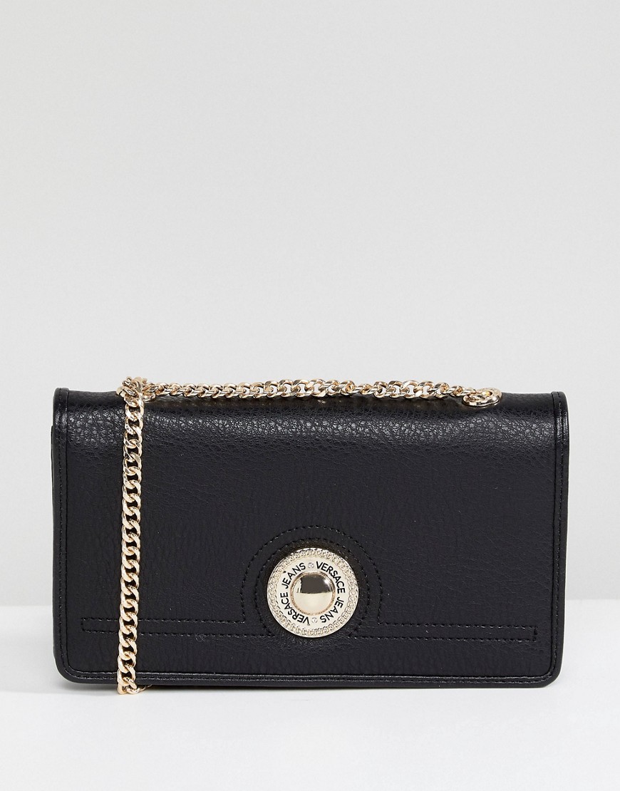 Versace Jeans Crossbody Going Out Bag - Black
