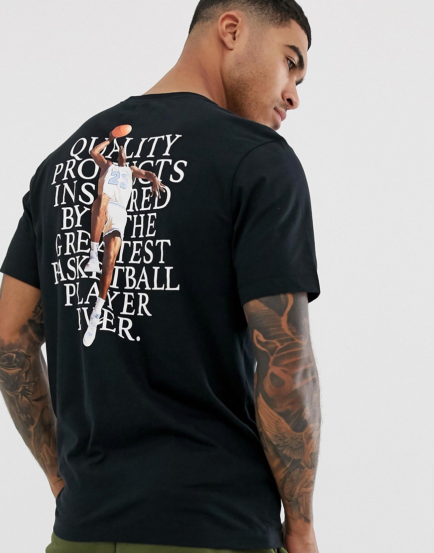 Nike Jordan Logo T-Shirt In Black