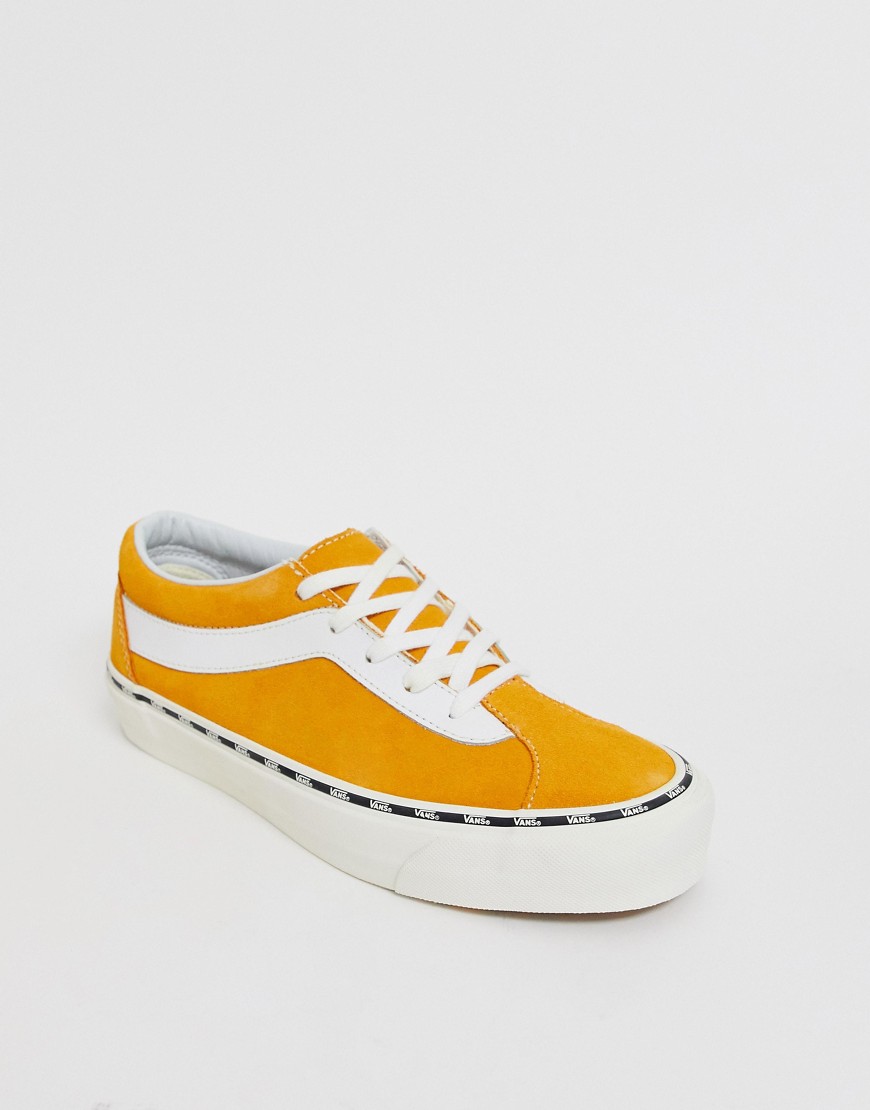 Vans Bold trainers with side tape in yellow