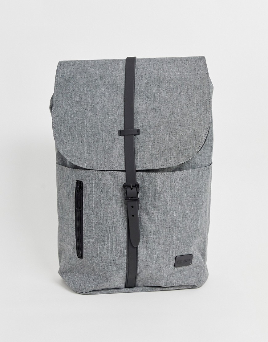 Spiral Tribeca backpack in grey crosshatch