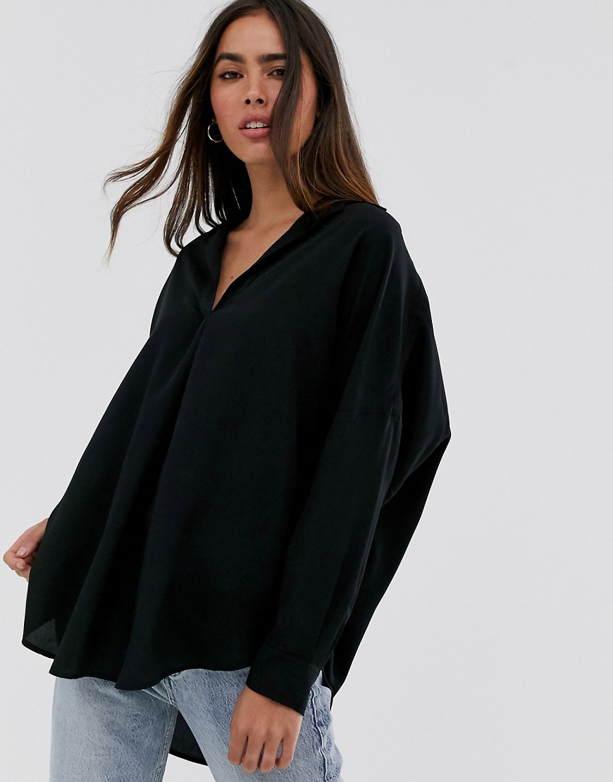 French Connection rhodes crepe light shirt