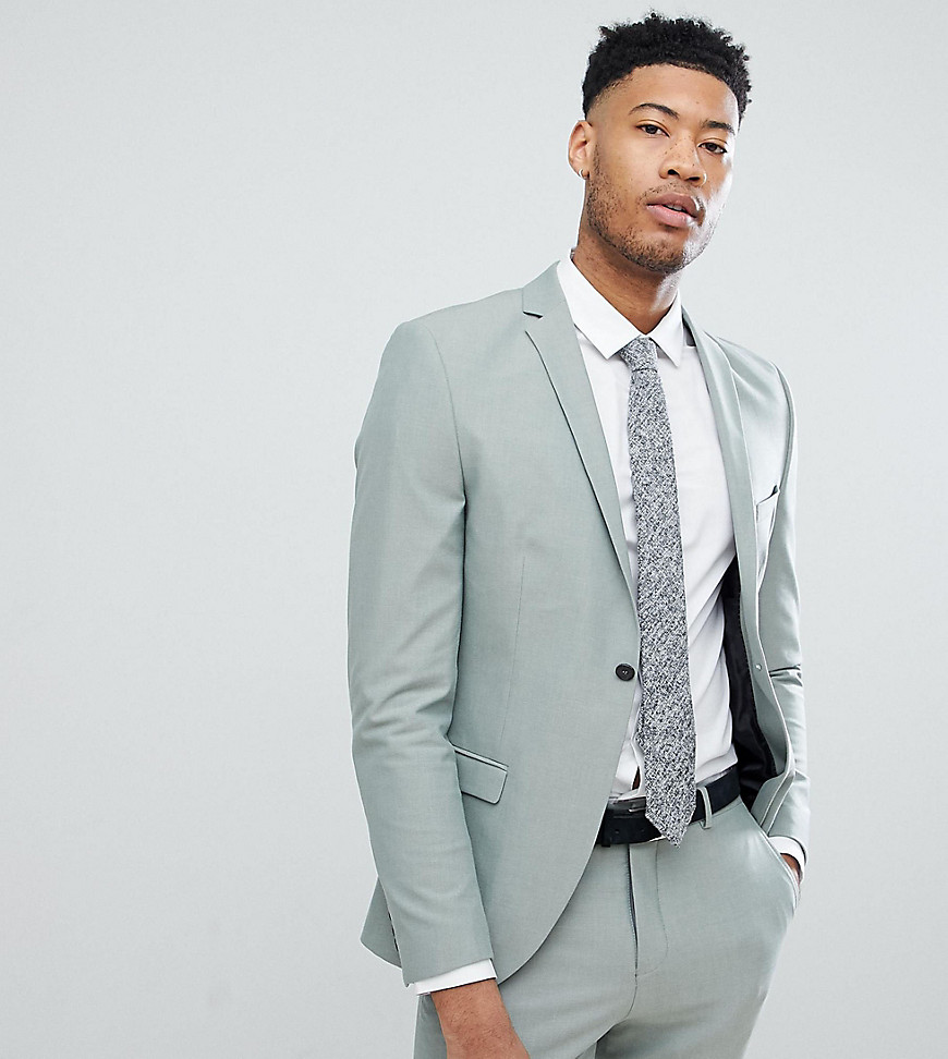 Selected Homme Skinny Fit Suit Jacket In Green