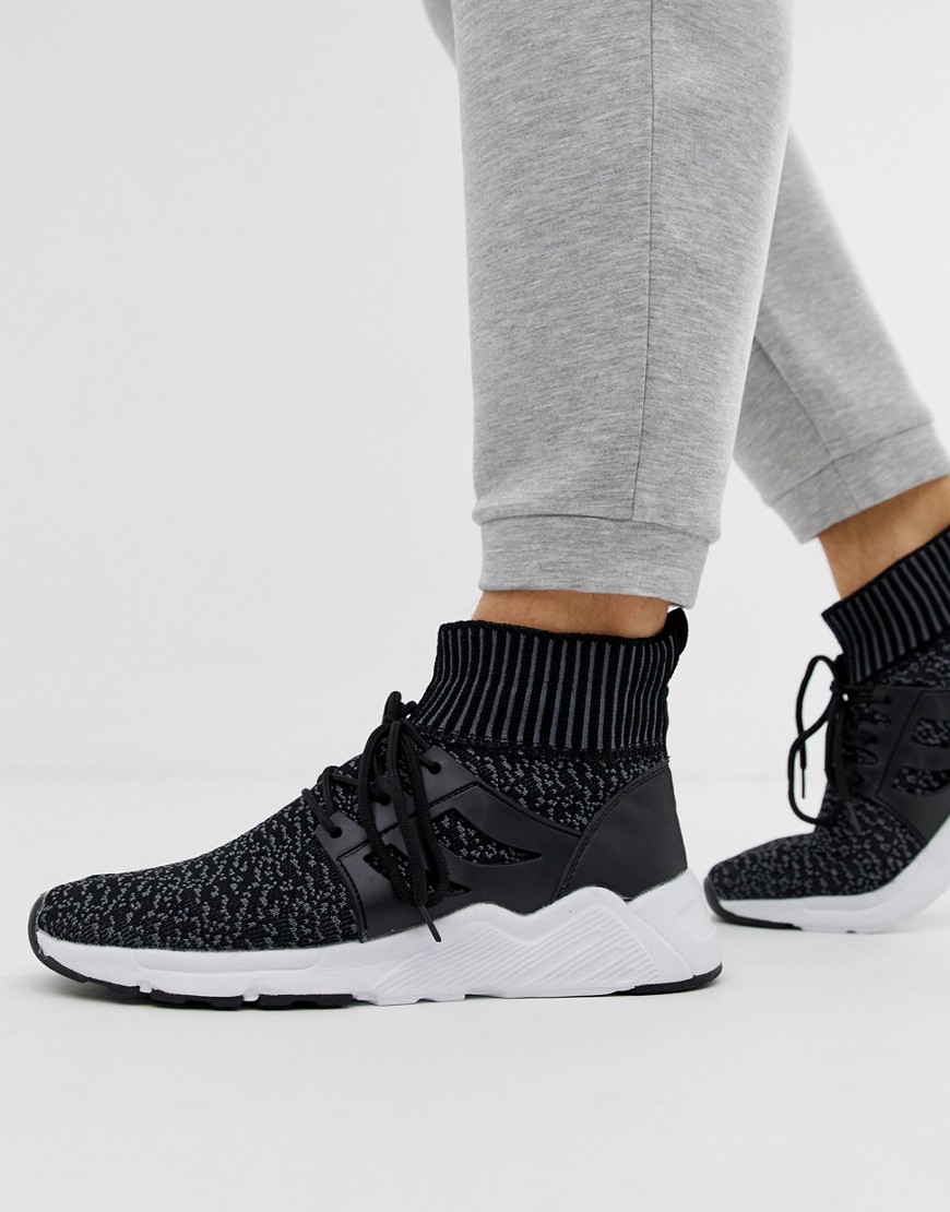 Loyalty and Faith sock trainer in black