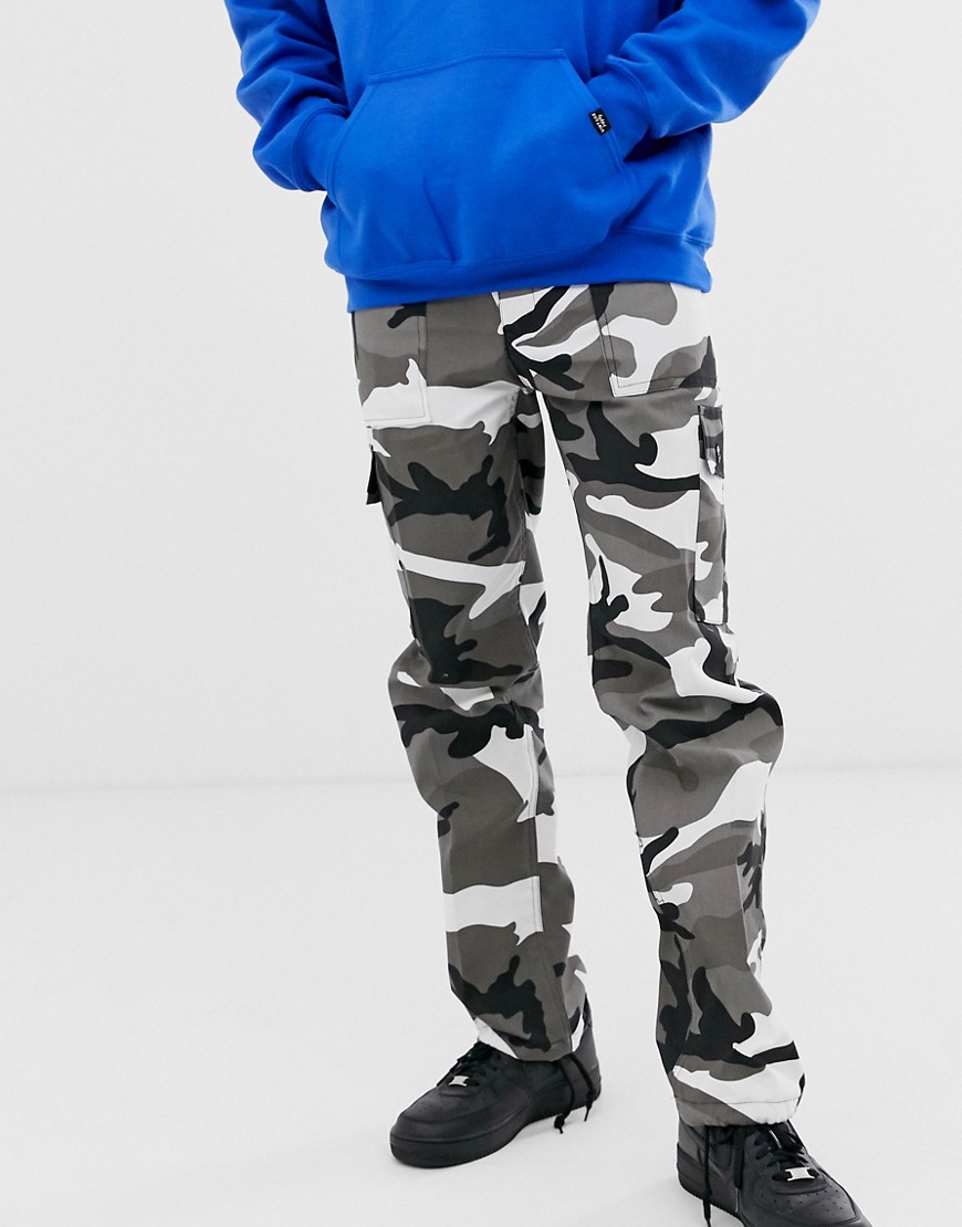Vintage Supply camo cargo trousers