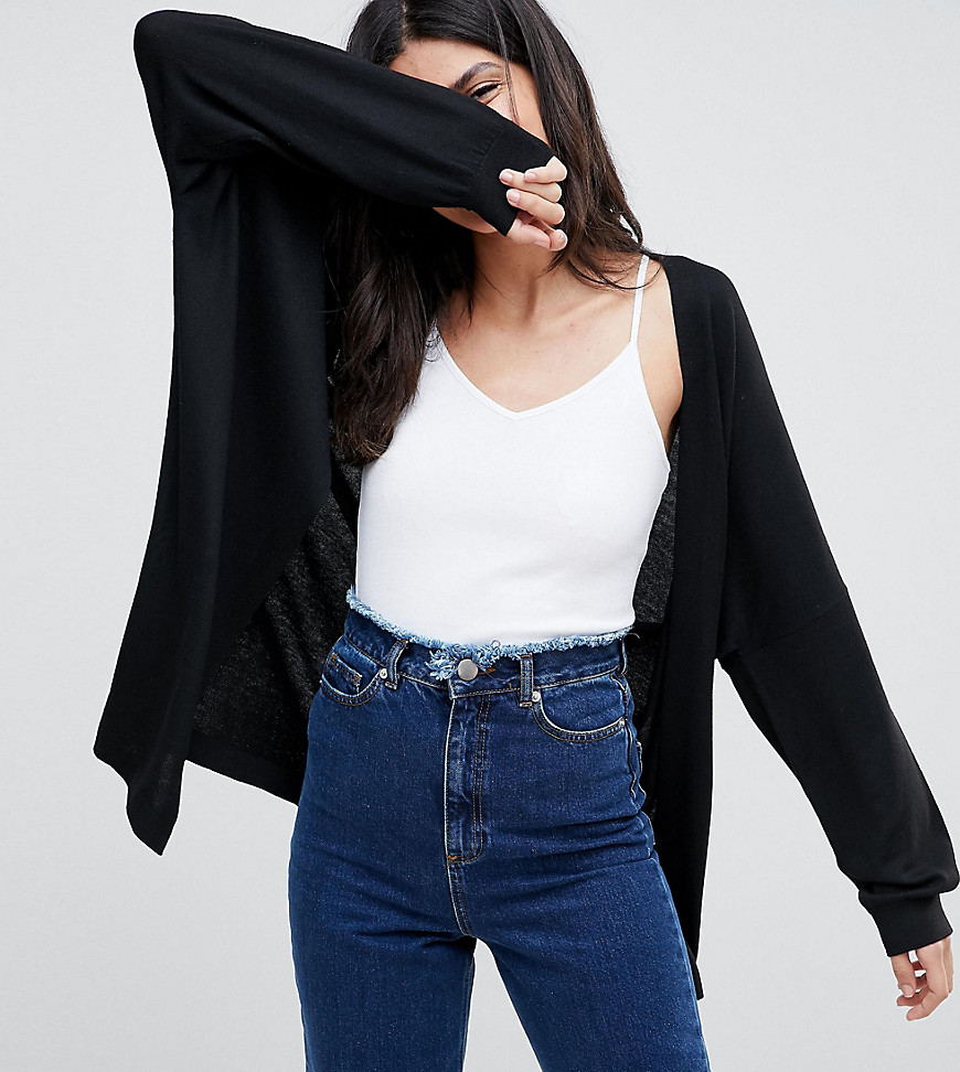 ASOS DESIGN Tall eco cardigan in oversize fine knit