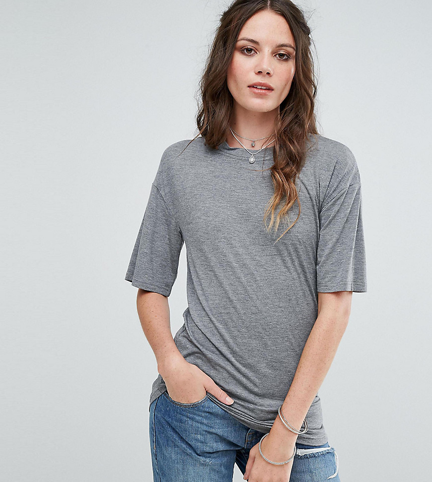 Glamorous Tall Relaxed T-Shirt With Cut Out Collar
