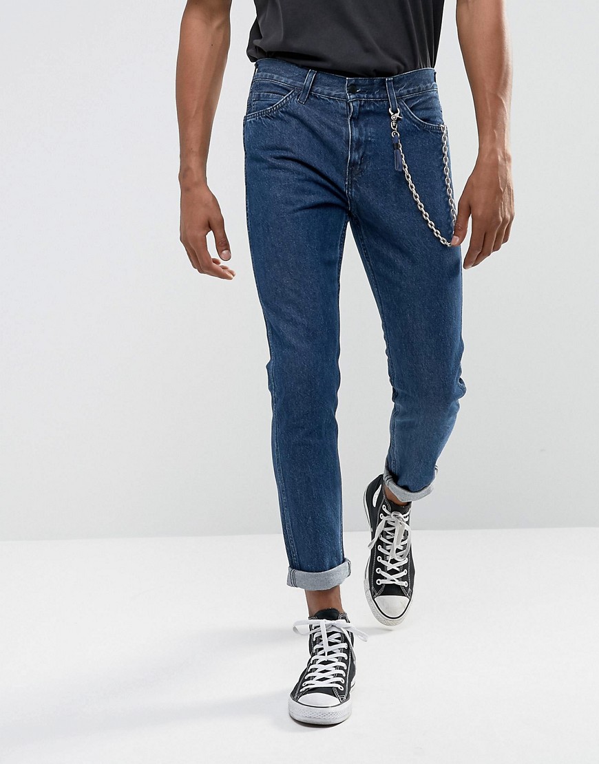 Levi's Line 8 slim taper jeans fences dark wash