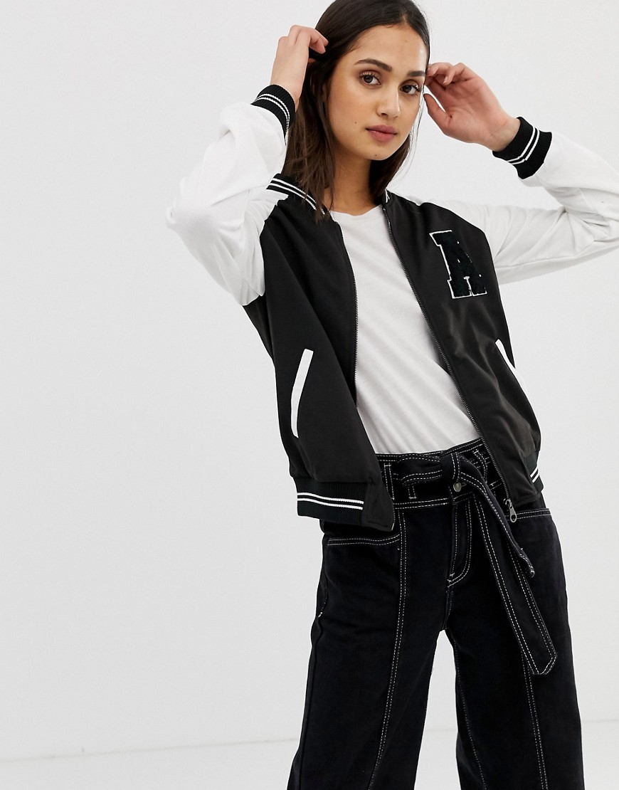 QED London bomber jacket with patches