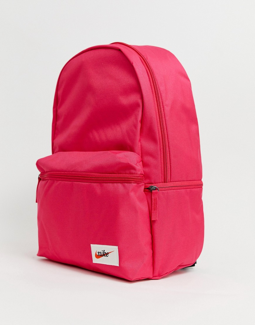 Nike Pink Heritage Label Backpack