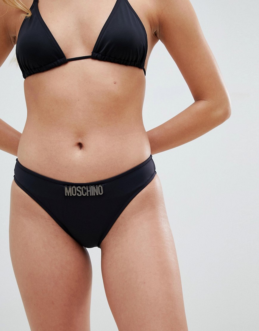 Moschino Logo Bikini Bottom